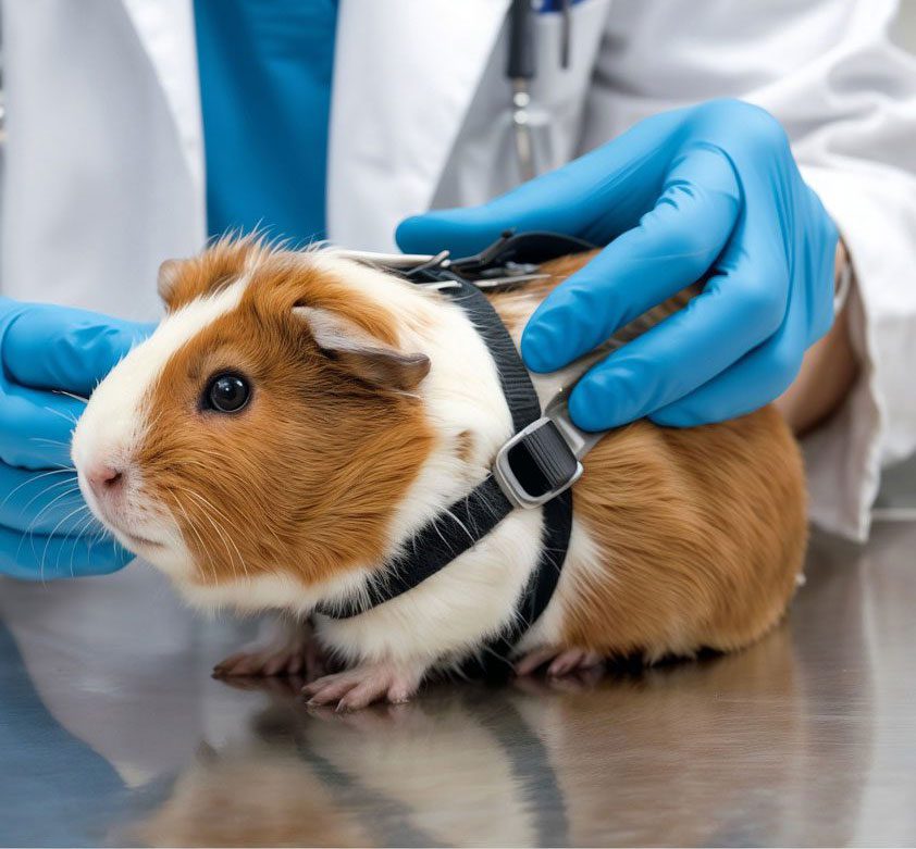avian-vet Guinea Pig With Harness With Vet