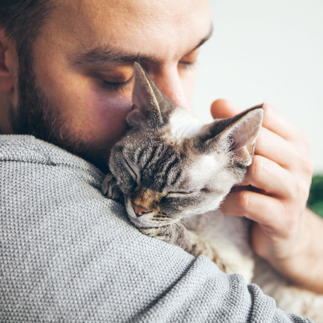 cat-and-dog-euthanasia-beverly-hills-fl Man Holding Cat